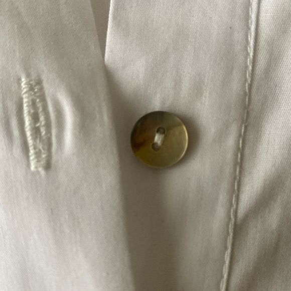Zara White Linen Pleated Dresss - Picture 6 of 14